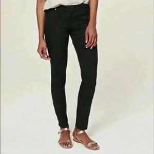 Ann Taylor Loft‎ Black Curvy Straight Pant Size 27/4P